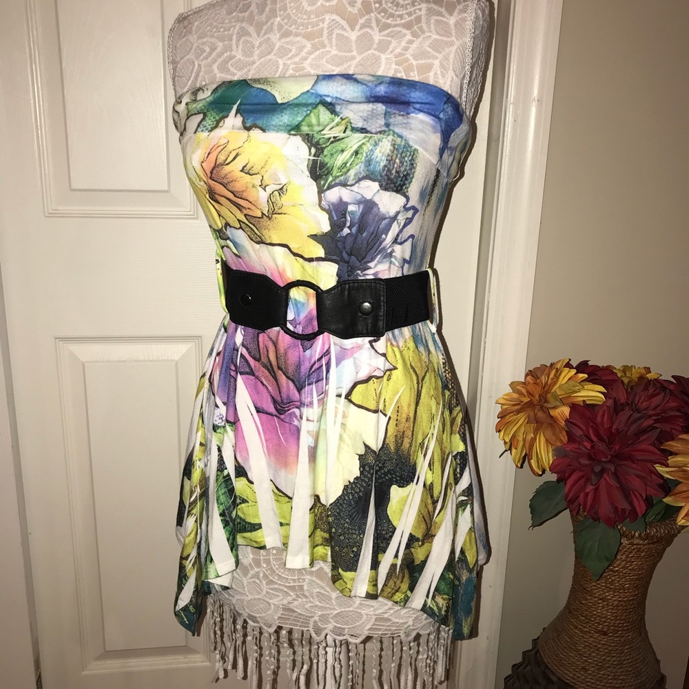 Mandee Fun & Flirty Belted Tube Top 😍 - Picture 6 of 11